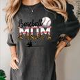 Leopard Baseball Mom Mama Mommy Sport Women's Comfort Colors T-Shirt Pepper Leopard Baseball Mom Mama Mommy Sport Women's Comfort Colors T-Shirt Pepper