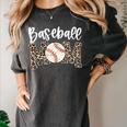 Leopard Baseball Mom Baseball Mama Retro Cute Mother's Day Premium Women's Comfort Colors T-Shirt Pepper Leopard Baseball Mom Baseball Mama Retro Cute Mother's Day Premium Women's Comfort Colors T-Shirt Pepper