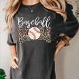 Leopard Baseball Mom Matching Baseball Mama Family Matching Premium Women's Comfort Colors T-Shirt Pepper Leopard Baseball Mom Matching Baseball Mama Family Matching Premium Women's Comfort Colors T-Shirt Pepper