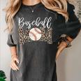 Leopard Baseball Mom Matching Baseball Mama Family Matching Women's Comfort Colors T-Shirt Pepper Leopard Baseball Mom Matching Baseball Mama Family Matching Women's Comfort Colors T-Shirt Pepper