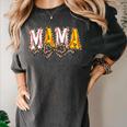 Leopard Baseball Softball Mama Bow Softball Baseball Mom Women's Comfort Colors T-Shirt Pepper Leopard Baseball Softball Mama Bow Softball Baseball Mom Women's Comfort Colors T-Shirt Pepper