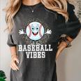 Leopard Baseball Vibes Game Day Softball Life Mom Women's Comfort Colors T-Shirt Pepper Leopard Baseball Vibes Game Day Softball Life Mom Women's Comfort Colors T-Shirt Pepper
