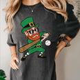 Leprechaun Baseball St Patricks Day Saint Pattys Men Boys Women's Comfort Colors T-Shirt Pepper