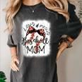 Loud Proud Baseball Mom Mommy Women's Comfort Colors T-Shirt Pepper
