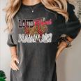 Loud Proud Mawmaw Baseball Mom Mama Women's Comfort Colors T-Shirt Pepper