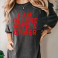 I Am In Love With A Gamer Cute Valentines Day Gamer Couple Raglan Baseball Tee Women's Comfort Colors T-Shirt Pepper