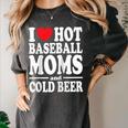 I Love Heart Hot Baseball Moms And Cold Beer Raglan Baseball Tee Women's Comfort Colors T-Shirt Pepper I Love Heart Hot Baseball Moms And Cold Beer Raglan Baseball Tee Women's Comfort Colors T-Shirt Pepper