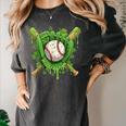 Lucky Shamrock Baseball Gloves Drip St Patrick's Day Boys Women's Comfort Colors T-Shirt Pepper Lucky Shamrock Baseball Gloves Drip St Patrick's Day Boys Women's Comfort Colors T-Shirt Pepper