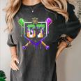 Mardi Gras Baseball Carnival Party Ice Cream Drip Boys Women's Comfort Colors T-Shirt Pepper Mardi Gras Baseball Carnival Party Ice Cream Drip Boys Women's Comfort Colors T-Shirt Pepper