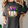 Mardi Gras Baseball Jester Hat Fleur De Lis Boys Girls Kids Women's Comfort Colors T-Shirt Pepper