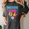 Mason 67 Ice Cream Drip Baseball Ice Cream Drip Women's Comfort Colors T-Shirt Pepper Mason 67 Ice Cream Drip Baseball Ice Cream Drip Women's Comfort Colors T-Shirt Pepper