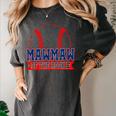 Mawmaw Rookie Of Year 1st Birthday Baseball Theme Matching Women's Comfort Colors T-Shirt Pepper Mawmaw Rookie Of Year 1st Birthday Baseball Theme Matching Women's Comfort Colors T-Shirt Pepper