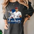 Mike Trout Los Angeles A MLB Baseball Players MLBMTR302N Women's Comfort Colors T-Shirt Pepper Mike Trout Los Angeles A MLB Baseball Players MLBMTR302N Women's Comfort Colors T-Shirt Pepper