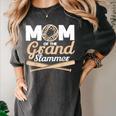 Mom Of The Grand Slammer Leopard Baseball Mom Women's Comfort Colors T-Shirt Pepper Mom Of The Grand Slammer Leopard Baseball Mom Women's Comfort Colors T-Shirt Pepper