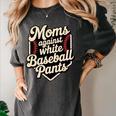Moms Against Baseball Pants Baseball Mom Premium Tri-Blend Women's Comfort Colors T-Shirt Pepper