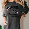 Moms Against White Baseball Pants Funny Baseball Mom Women's Comfort Colors T-Shirt Pepper Moms Against White Baseball Pants Funny Baseball Mom Women's Comfort Colors T-Shirt Pepper
