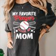 Mother's Day Baseball Mom Women's Comfort Colors T-Shirt Pepper Mother's Day Baseball Mom Women's Comfort Colors T-Shirt Pepper