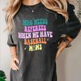 Who Needs Referees When We Have Baseball Moms Women's Comfort Colors T-Shirt Pepper Who Needs Referees When We Have Baseball Moms Women's Comfort Colors T-Shirt Pepper