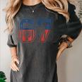 Number 67 USA Raglan Baseball Tee Women's Comfort Colors T-Shirt Pepper