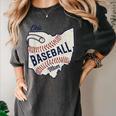 Ohio Baseball Mom Women's Comfort Colors T-Shirt Pepper Ohio Baseball Mom Women's Comfort Colors T-Shirt Pepper