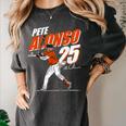 Pete Alonso Baltimore Baseball Players MLBPAL201M Women's Comfort Colors T-Shirt Pepper Pete Alonso Baltimore Baseball Players MLBPAL201M Women's Comfort Colors T-Shirt Pepper