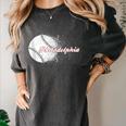 Philadelphia Baseball Skyline Philly Men Women Women's Comfort Colors T-Shirt Pepper