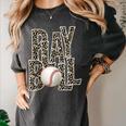 Play Ball Women Graphic Baseball Mom Baseball Women's Comfort Colors T-Shirt Pepper Play Ball Women Graphic Baseball Mom Baseball Women's Comfort Colors T-Shirt Pepper