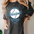 Professional Baseball Mom Team Sports Women's Comfort Colors T-Shirt Pepper Professional Baseball Mom Team Sports Women's Comfort Colors T-Shirt Pepper