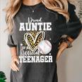 Proud Auntie Of An Official Teenager 13th Birthday Baseball Women's Comfort Colors T-Shirt Pepper Proud Auntie Of An Official Teenager 13th Birthday Baseball Women's Comfort Colors T-Shirt Pepper