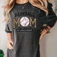 Proud Baseball Mom Shirt For Women Baseball Mom Team Women's Comfort Colors T-Shirt Pepper