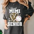 Proud Mimi Of A 2026 Senior Baseball Graduation Leopard Women's Comfort Colors T-Shirt Pepper Proud Mimi Of A 2026 Senior Baseball Graduation Leopard Women's Comfort Colors T-Shirt Pepper