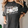 Proud Senior Grandma Class Of 2026 Baseball Graduate Leopard Women's Comfort Colors T-Shirt Pepper Proud Senior Grandma Class Of 2026 Baseball Graduate Leopard Women's Comfort Colors T-Shirt Pepper