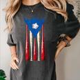 Puerto Rican Baseball Bats Puerto Rico Flag Pride BéIsbol Women's Comfort Colors T-Shirt Pepper Puerto Rican Baseball Bats Puerto Rico Flag Pride BéIsbol Women's Comfort Colors T-Shirt Pepper