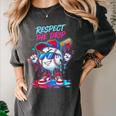 Respect The Drip Baseball Bat Sunglasses Mascot Women's Comfort Colors T-Shirt Pepper Respect The Drip Baseball Bat Sunglasses Mascot Women's Comfort Colors T-Shirt Pepper
