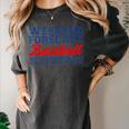Retro Baseball Mom Mother's Day Weekend Forecast Baseball Women's Comfort Colors T-Shirt Pepper Retro Baseball Mom Mother's Day Weekend Forecast Baseball Women's Comfort Colors T-Shirt Pepper