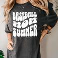 Retro Baseball Mom Summer Groovy Appreciation Women's Comfort Colors T-Shirt Pepper Retro Baseball Mom Summer Groovy Appreciation Women's Comfort Colors T-Shirt Pepper