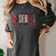 Retro Checkered Tired But Caffeinated Baseball Mom Leopard Women's Comfort Colors T-Shirt Pepper Retro Checkered Tired But Caffeinated Baseball Mom Leopard Women's Comfort Colors T-Shirt Pepper