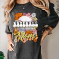 Retro Groovy Baseball Mom Family Matching Women Women's Comfort Colors T-Shirt Pepper Retro Groovy Baseball Mom Family Matching Women Women's Comfort Colors T-Shirt Pepper