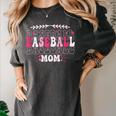 Retro Groovy Baseball Mom Proud Baseball Mom Women's Comfort Colors T-Shirt Pepper Retro Groovy Baseball Mom Proud Baseball Mom Women's Comfort Colors T-Shirt Pepper
