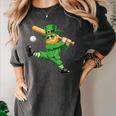 Retro Leprechaun Baseball St Patricks Day Sport Men Boy Kids Women's Comfort Colors T-Shirt Pepper Retro Leprechaun Baseball St Patricks Day Sport Men Boy Kids Women's Comfort Colors T-Shirt Pepper