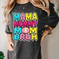 Retro Mama Mommy Mom Bruh Baseball Women Girls Women's Comfort Colors T-Shirt Pepper Retro Mama Mommy Mom Bruh Baseball Women Girls Women's Comfort Colors T-Shirt Pepper