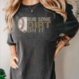 Rub Some Dirt On It Baseball Women's Comfort Colors T-Shirt Pepper