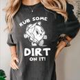 Rub Some Dirt On It Cute Girls Retro Baseball Mom Softball Women's Comfort Colors T-Shirt Pepper Rub Some Dirt On It Cute Girls Retro Baseball Mom Softball Women's Comfort Colors T-Shirt Pepper
