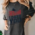 Run I Dare You Baseball Catcher Player Fan Women's Comfort Colors T-Shirt Pepper Run I Dare You Baseball Catcher Player Fan Women's Comfort Colors T-Shirt Pepper