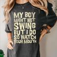 Sassy Baseball Mom Women's Comfort Colors T-Shirt Pepper Sassy Baseball Mom Women's Comfort Colors T-Shirt Pepper