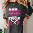 Self Expression Cool Baseball Mom Positive Thinking Women's Comfort Colors T-Shirt Pepper