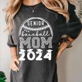 Senior Baseball MOM 2024 Graduation Caps Women's Comfort Colors T-Shirt Pepper Senior Baseball MOM 2024 Graduation Caps Women's Comfort Colors T-Shirt Pepper