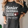 Senior Baseball Mom Class Of 2024 Baseball Player Son 2024 Women's Comfort Colors T-Shirt Pepper Senior Baseball Mom Class Of 2024 Baseball Player Son 2024 Women's Comfort Colors T-Shirt Pepper