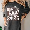 Senior Dad Class Of 2026 Graduate Baseball 2026 Graduation Women's Comfort Colors T-Shirt Pepper