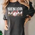 Senior Mom Class Of 2024 Baseball Mom Bandana Graduation Women's Comfort Colors T-Shirt Pepper